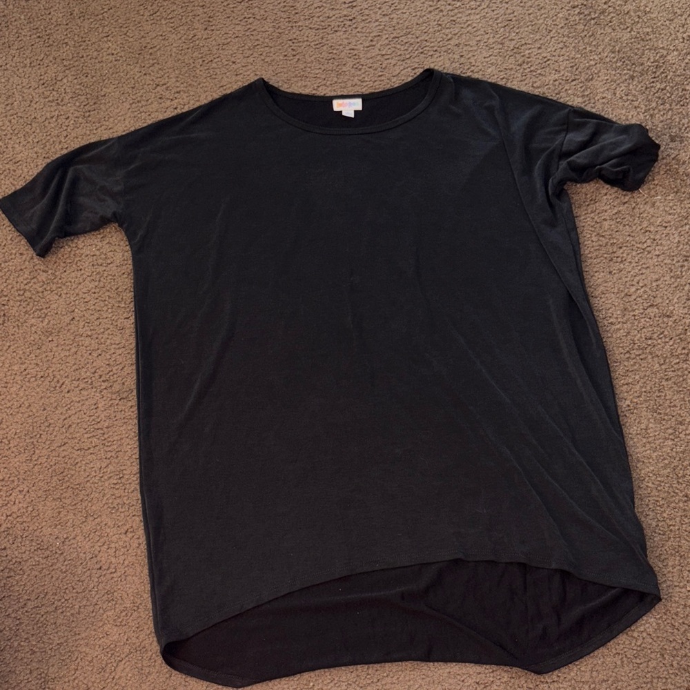 LuLaRoe Black Short Flowy Dress